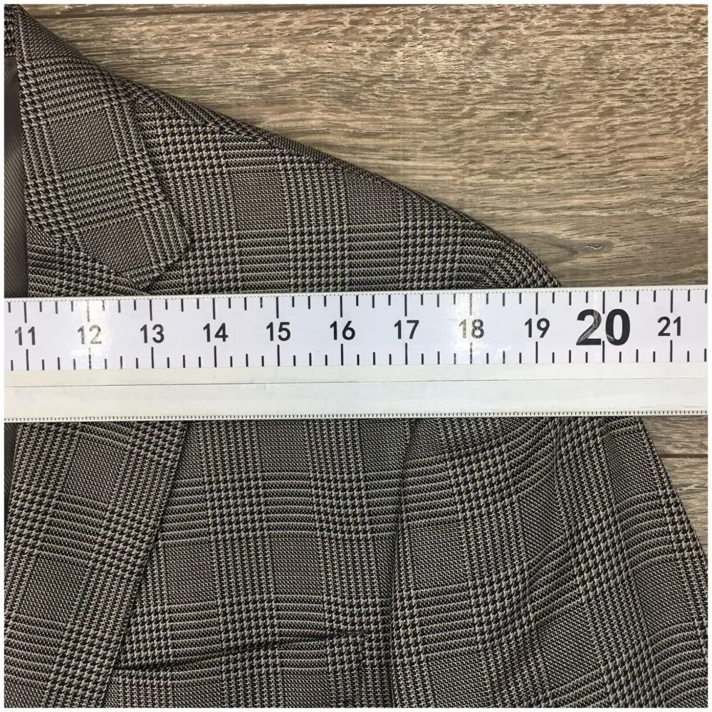 HART SCHAFFNER Mens Blazer Sport Coat Casual Jacket Size 42L‎ Wool Silk Suit USA